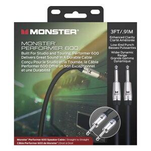 �y�|�C���g5�{�z�y�������zMONSTER CABLE P600-S-3 91cm �X�s�[�J�[�P�[�u�� PERFORMER 600 SPEAKER