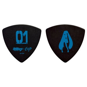 【ポイント5倍】【メール便・送料無料・代引不可】【10枚セット】ESP PD-Miku05B 初音ミク シグネチャー ギター ピック