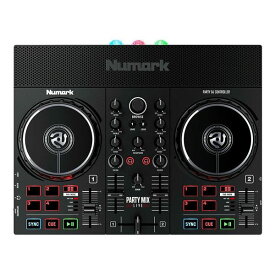 【送料込】Numark ヌマーク Party Mix Live / LEDパーティライト搭載 スピーカー内蔵 DJコントローラー
