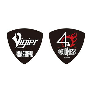 �y���[���ցE���������E����s�z�y10���Z�b�g�zVigier YM-PICK 40TH LOGO BK �R������ Loudness �V�O�l�`���[ �M�^�[ �s�b�N