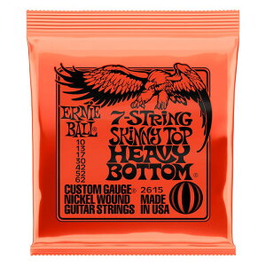 y[ցEEszERNIE BALL A[j[{[ 2615 [10-62] SKINNY TOP HEAVY BOTTOM SLINKY 7-STRING 7M^[ GLM^[