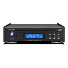 【送料込】TEAC ティアック PD-301-X/B CDプレーヤー/FMチューナー ワイドFM USBメモリ音楽再生対応