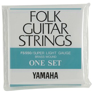 YAMAHA ヤマハ FS-550 ×1 フォーク弦 スーパーライト セット弦 ×1(FS550)