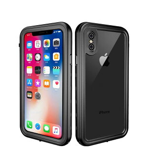 [Taosan] iPhone XS/iPhone X �Ή� �h���P�[�X IP68�h���K�i �h�� �h�� �h�o �ϐk �ϏՌ� ���C�����X�[�d�Ή� 5.8�C���` �A�C�t�H��xs �A�C�t�H��x�P�[�X (���F)