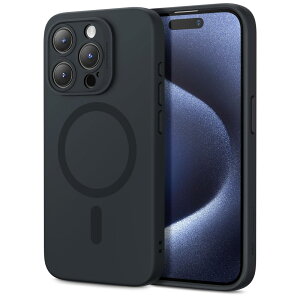�y�ČRMIL�K�i�EMagsafe�Ή��zESR iPhone 15 Pro �P�[�X ��phone15pro �P�[�X �}�O�l�b�g�[�d�Ή� �X���� �V���R���P�[�X �Ռ��z�� ��ʂƃJ�����ی� iPhone 15 Pro�p Cloud�V���[�Y �u���b�N