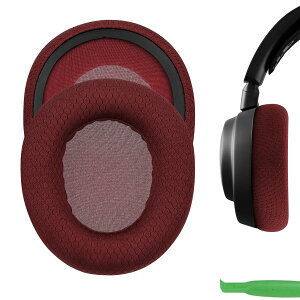 Geekria �C���[�p�b�h Comfort �݊��� �p�b�h �X�e�B�[���V���[�Y SteelSeries Arctis Nova Pro Wired, Arctis Nova1, Nova3, Nova4, Nova5, Nova7 �w�b�h�z���ɑΉ� �p�b�h �C���[/�C���[�J�b�v ���b�V���t�@�u���b�N (