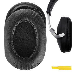 Geekria �C���[�p�b�h QuickFit �݊��� �p�b�h �\�j�[ SONY MDR-Z1000, ZX1000 �w�b�h�z���ɑΉ� �p�b�h �C���[/�C���[�J�b�v (�v���e�C�����U�[/�u���b�N)