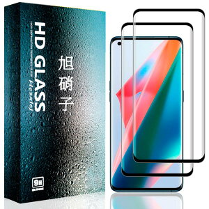 �y2���Z�b�g�zFor OPPO Find X3 Pro OPG03 �p�̃K���X�t�B���� For OPPO Find X3 Pro �p�̃t�B���� �����K���X �ی�t�B���� �d�x9H �C�A�[�� ��U�h�~ �����x �����ߗ� �Ռ��z�� �w��h�~ �\��t���ȒP �t