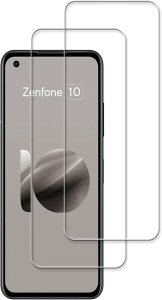 �y2���Z�b�g�zKPNS ���{�f�ސ� �����K���X ASUS Zenfone 10 �p �K���X�t�B���� �����K���X �J�o�[ �ی�t�B����