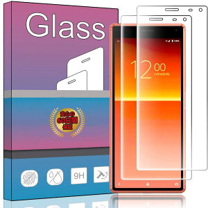 �y2���Z�b�g�zSony Xperia 8 lite / SOV42 / SO-02M �K���X�t�B���� �����K���X �t�� �K���X �����^ �ی�t�B���� Xperia 8 SOV42 / SO-02M 902SO ���{���Ɏq�f��AGC �����ߗ� �w��h�~ �d�x9H ��U�h�~ Sony Xperia 8 