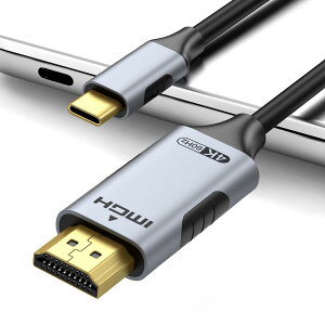 y4K@60Hz/2mzKiudth HDMI Type-C ϊP[u ^Cvc hdmi ϊA_v^ Thunderbolt 3/4 iPhone15 Pro/MacBook/Galaxy/Huawei/Surface/Chromebook/AhChX}z/^ubg/erȂǑΉ