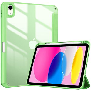 ProCase iPad 11����/10���� �P�[�X iPad�iA16�j11�C���` 2025/10.9�C���` 2022�ʗp A2696 A2757 A2777 �y�����[ �ϏՌ� �O�܂� �X�^���h �X�}�[�g�J�o�[�i�O���[���j