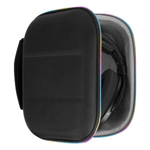 Geekria �P�[�X Shield �w�b�h�z���P�[�X �݊��� �n�[�h�P�[�X ���s�p �n�[�h�V�F���P�[�X �[���n�C�U�[ Sennheiser HD 660s, HD 650, HD 599, HD 598CS �ɑΉ� ���[�|�[�`�t�� (�u���b�N)