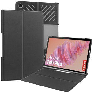 For Lenovo Tab Plus �P�[�X Kluso ���y�� �ɔ� Lenovo Tab Plus 11.5�C���` �J�o�[ ����PU ���U�[ �J���O�� �X�^���h �X�}�[�g�P�[�X �X�^���h �@�\ �X�}�[�g�J�o�[ �[�d�Ή� ���m�{ �^�u���b�g Tab Plus 