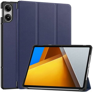 For Xiaomi Poco Pad/Redmi Pad Pro �P�[�X Kluso ���y�� �ɔ� ����PU ���U�[ �J�� �X�^���h �X�}�[�g�P�[�X �X�^���h �@�\ Xiaomi Redmi Pad Pro �p �P�[�X�J�o�[ �[�d�Ή� �V���I�~ Xiaomi Poco Pad/Redmi Pad Pro ��