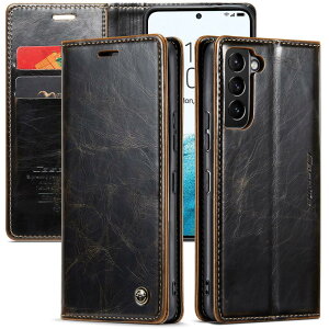 JDDLang Galaxy S22 �P�[�X �蒠�^ galaxy s22 �J�o�[ �蒠 SC-51C docomo �ی�P�[�X SCG13 au ���z�^ ����炭���[ S22���z�^ �g�уX�}�z�P�[�X s22 ���g���ȃr�W�l�X�^�C�vcase �J�[�h���[ �X�^���h�@�\ �Ϗ�