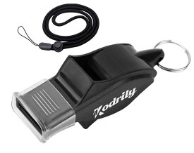 Kodrily バスケットボール 審判用 ホイッスル 競技やスポーツ用, 高音量 ホイッスル ストラップ付き, 軽量 ホイッスル スポーツ バスケット 審判用, サッカー ホイッスル 携帯性