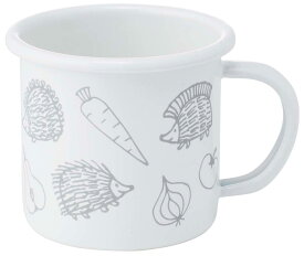 スケーター (skater) ホーロー マグカップ 380ml リサラーソン はりねずみ ENMG4-A