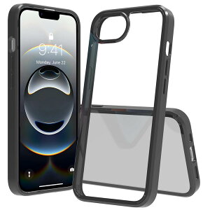 EUMADOVE �Ή� iPhone 16e/17e �P�[�X �N���A �ϏՌ� ���M�� ���ϖh�~ �y�� ���^ ����~�� �l�C �w��h�~ �ϖ��C �ČRMIL�K�i ���C�����X�[�d �����₷�� phone 16e/17e �p 6.1 �C���` (�u���b�N���h�~, iPhon