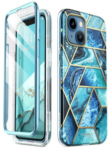 i-Blason iPhone13Mini �P�[�X 5.4�C���` 2021 �S�ʕی� �ϏՌ� �ČRMIL�K�i�擾 ��ʕی�t�B���� �o���p�[���P�[�X�̎O�d�\�� ��̌^ PC+TPU�Ռ��z�� ���S�� ���C�����X�[�d�Ή� �������� ������� ��