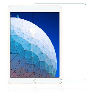 iPad Air3 2019 / iPad Pro 10.5 �K���X�t�B���� �Ή� �A�C�p�b�h �G�A3 / �v�� 10.5 �����K���X �t�� �ی�t�B���� �����ߗ� �ϏՌ� ��U�h�~ �d�x9H �C�A�h�~ �ȒP�\��t���y1�����z
