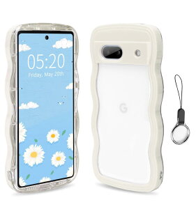 HILEGENER Google Pixel 8A ���킢�� �P�[�X �g��t���[�� ���˂��� �ϏՌ� �O�[�O�� �s�N�Z��8A 6.1�C���`�p����~�� �X�}�z�P�[�X�E�F�[�u �f�U�C�� ��Ƀt�B�b�g �X�}�z�J�o�[ �؍� ���� �����p 