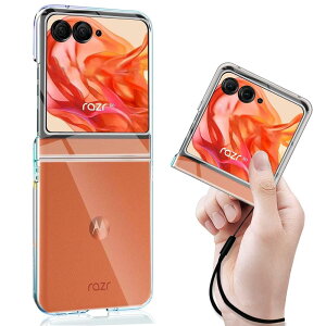 Motorola�ɓK������ Moto Razr 50 / 50S / 60 �P�[�X �N���A �X�g���b�v razr50d M-51E docomo �S�K�p �N���A�P�[�X ���g���[�� ���[�U�[ 50 ���� �J�o�[ Razr60 �X�}�z�P�[�X �yGoKIGIoD�z �n�[�h �o���p�[ ���΂�