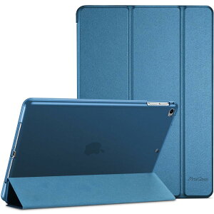 ProCase iPad 9.7 P[XAiPad 6 2018/ 5 2017, iPad Air 2 1 یJo[, 3܂ X}[gP[X TPUobNJo[ X^h@\ - eB[