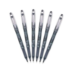 Pilot Precise P-500 �Q���C���N�{�[���y�� �ɍ� �u���b�N�C���N 6�{