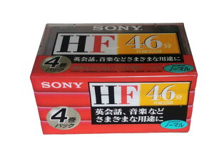 SONY ���y�p �J�Z�b�g�e�[�v HF 46�� 4�{�p�b�N 4C-46HFA