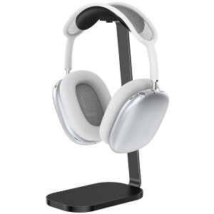 VICHYIE �w�b�h�z�� �X�^���h�AAirPods Max�p�w�b�h�t�H���X�^���h�A�A���~�����T�|�[�g�o�[�ƈ��肵������~�߃X�^���h�A�قƂ�ǂ̃w�b�h�t�H���ɑΉ�����w�b�h�z�� �u���� - �u���b�N