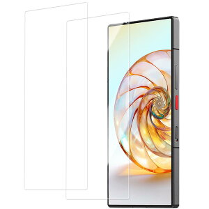 HKKAIS nubia Z70S Ultra �t�B�����y2���Z�b�g�z���{���Ɏq�̗p nubia Z70S Ultra �p �K���X�t�B���� ���� �K���X �t�� �ی� �t�B����