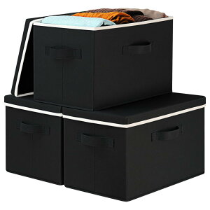 RVSNQ [{bNX Wt 38×s25×25cm ܂ t [P[X z J[{bNX P[X [ G[P[X  (ubN, 3Zbg)