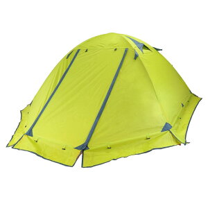 TRIWONDER 2人用 テント 4シーズン 山岳テント 軽量 防水 バックパック キャンプ ツーリング 登山 てんと 二重層 テント (グリーン - 2人用(スカート付))