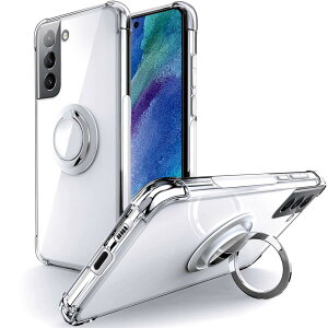SHIELDS UP Samsung Galaxy S21 �P�[�X �����O�t�� SC-51B SCG09 ��]�����O �ϏՌ� �ϋv ���菝�h�~ ����~�� �l�����G�A�N�b�V�����\�� �X�^���h�@�\ �y�� ���^ �N���A TPU ���� �T���X�� �M�����N�V�[S21