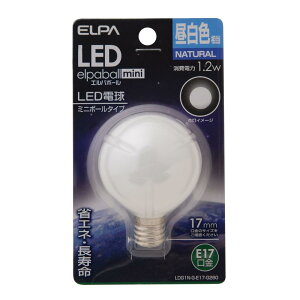 �G���p (ELPA) LED�d��G50�` LED�d�� �Ɩ� E17 1.2W 55lm �����F LDG1N-G-E17-G260