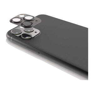 �G���R�� iPhone 11 Pro/iPhone 11 Pro Max �J���������Y�p ���A���f�U�C�� �A���~�ی�t���[�� �K���X �X�y�[�X�O���C PM-A19BFLLP4GY