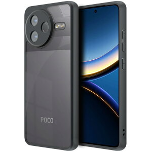 FINON for �V���I�~ Xiaomi POCO F7 Pro �p �P�[�X �J�o�[ �X�}�z�P�[�X �N���A �N���A�P�[�X �n�C�u���b�h�P�[�X �w��F�؉\���f�� �ϏՌ� �V���v�� (�N���A�i�o�b�N�p�l���J���[�j)