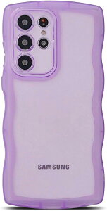 QLTYPRI Galaxy S24 Ultra �P�[�X �N���A TPU �J�o�[ �E�F�[�u ������� �؍� ���� ���� ���^ �y�� �ϏՌ� ����~�� (SC-52E / SCG26) �X�}�z�P�[�X ���C�����X�[�d�Ή� �X�g���b�v�z�[���t�� �M�����N�V