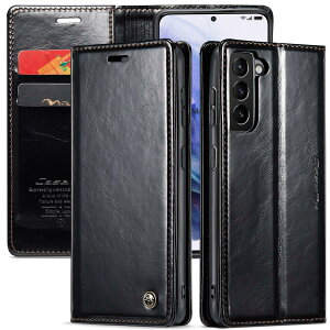 JDDLang Galaxy S21�P�[�X �蒠�^ galaxy s21�J�o�[ �蒠 SC-51B SCG09���z�^ �ی�P�[�X����炭���[ S21 �g�уX�}�z�P�[�X s21 ���g���ȃr�W�l�X�^�C�vcase �J�[�h���[ �X�^���h�@�\ �ϏՌ� �S�ʕی� �l�C