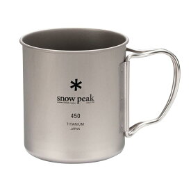 スノーピーク(snow peak) マグ・シェラカップ チタン シングルマグ 450ml MG-143 コップ 軽量 アウトドア キャンプ