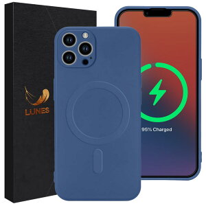 LUNES iPhone 12 Pro Max P[X MagsafeΉ Jی X}zP[X }OZ[tΉ ϏՌ y CX[dΉ Phone12 v}bNX p Jo[ (iPhone12ProMax, navy)