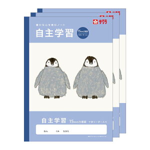 �T�N���N���p�X �w�K�� ����w�K 15mm ���� B5 �Ē×S�� �f�U�C�� �y���M�� 3�� NP111(3)