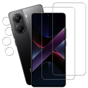 �y2+2���Z�b�g�zKPNS ���{�f�ސ� �����K���X Xiaomi POCO X7 PRO �p �K���X�t�B���� �J�����t�B���� �J�o�[ �ی�t�B����