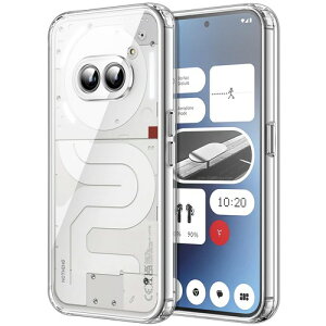 JETech Nothing Phone 2a/2a Plus�p �P�[�X ���΂ݖh�~ (�N���A)