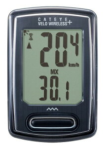 �L���b�g�A�C(CAT EYE) �T�C�N���R���s���[�^�[ VELO WIRELESS+ �x�����C�����X�v���X ���� �d�r�� �o�b�N���C�g IPX-8 CC-VT235W �u���b�N