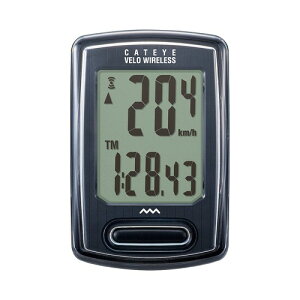 �L���b�g�A�C(CAT EYE) �T�C�N���R���s���[�^�[ VELO WIRELESS �x�����C�����X ���� �d�r�� IPX-8 CC-VT230W �u���b�N