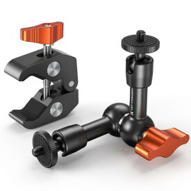 KF CONCEPT 6インチ マジックアーム+スパークラップ 関節式アーム自由度の高い撮影が可能に2kg耐荷重