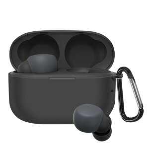 YAODLE LinkBuds S WF-LS900N �P�[�X �\�j�[ linkbuds s wf-ls900n �P�[�X �����[�d�\ �ϏՌ� �h�� �h�o �h�� �J���r�i�t�� �����h�~ linkbuds s wf-ls900n��p�ی�J�o�[ (�u���b�N)