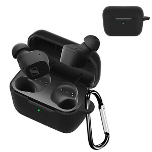 YAODLE Sennheiser CX Plus True Wireless SE �p �P�[�X �J�o�[ �[���n�C�U�[(Sennheiser) CX Plus True Wireless SE�p�ی�J�o�[ �ی�P�[�X �V���R���P�[�X �����[�d�\ �S�ʕی� �����h�~ �L�Y�h�~ �ϏՌ� �h�o